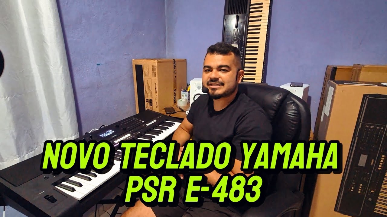 Psr e-483 yamaha vale apena oque mudou?