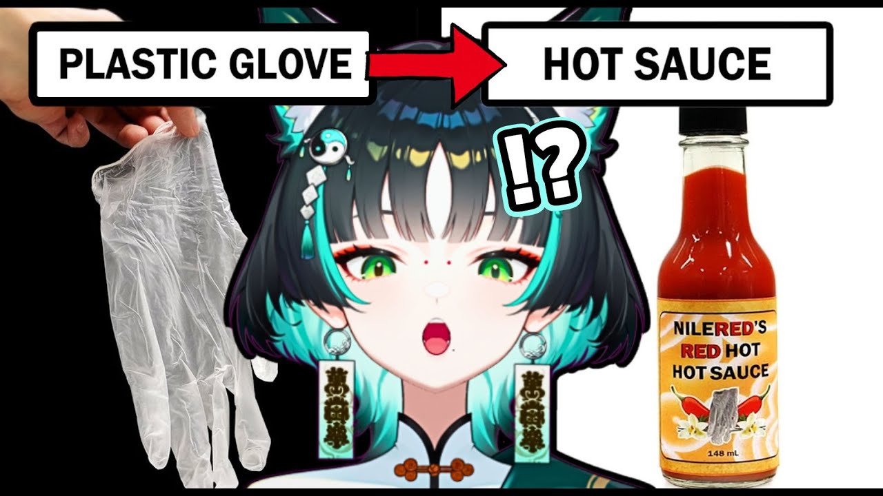 He Can Turn PLASTIC GLOVES Into HOT SAUCE?! || NileRed Reaction