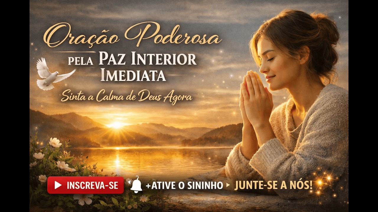 Oração Poderosa pela Paz Interior Imediata 🌿🙏 Sinta a Calma de Deus Agora