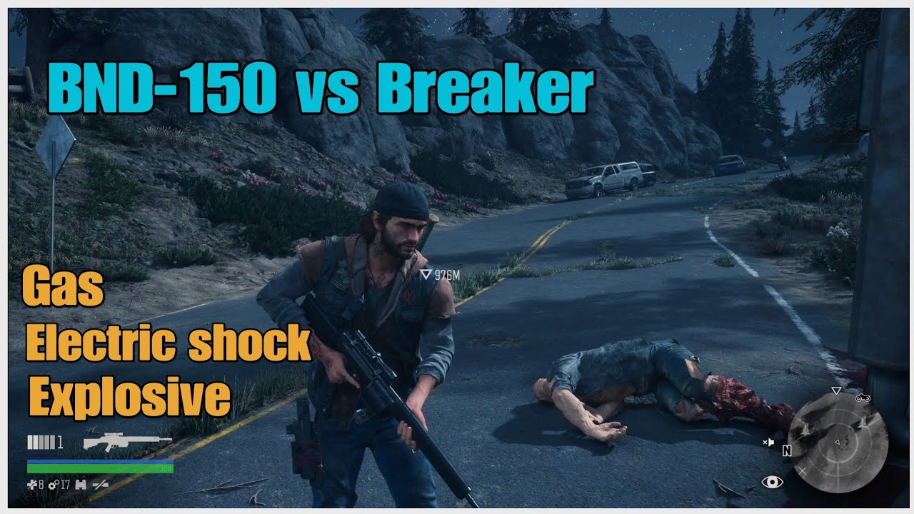Days Gone- BND-150 vs Breaker - Gas, electric shock and explosive rounds