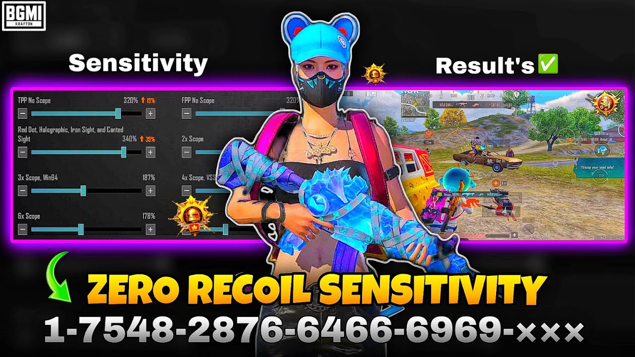 BGMI 4.0 UPDATE | BEST SENSITIVITY FOR BGMI SCOPE ON GYRO I ZERO RECOIL SENSITIVITY SETTINGS