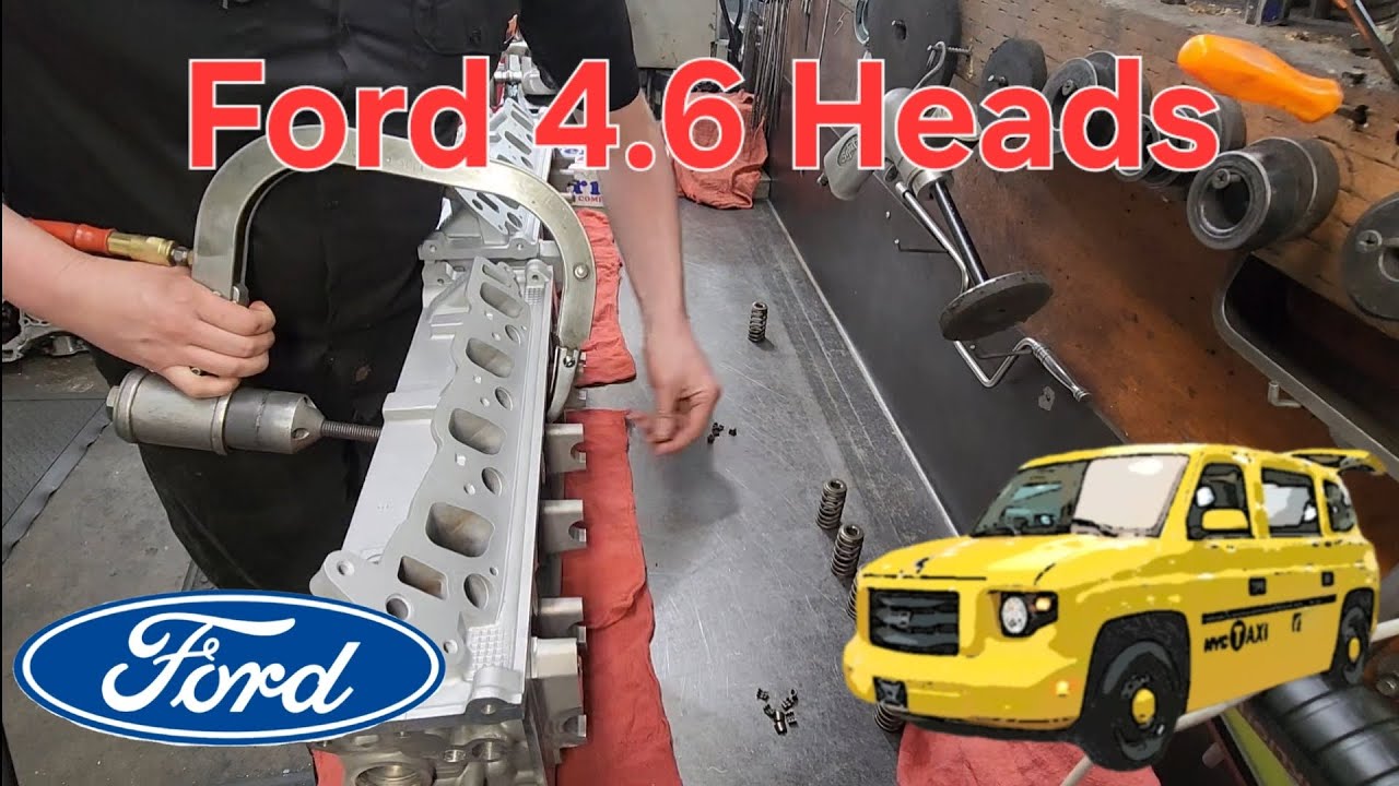 Головки блока цилиндров Ford 4.6 от VPGMV1 #ford #образование #автомобиль #двигатель #реставрация...
