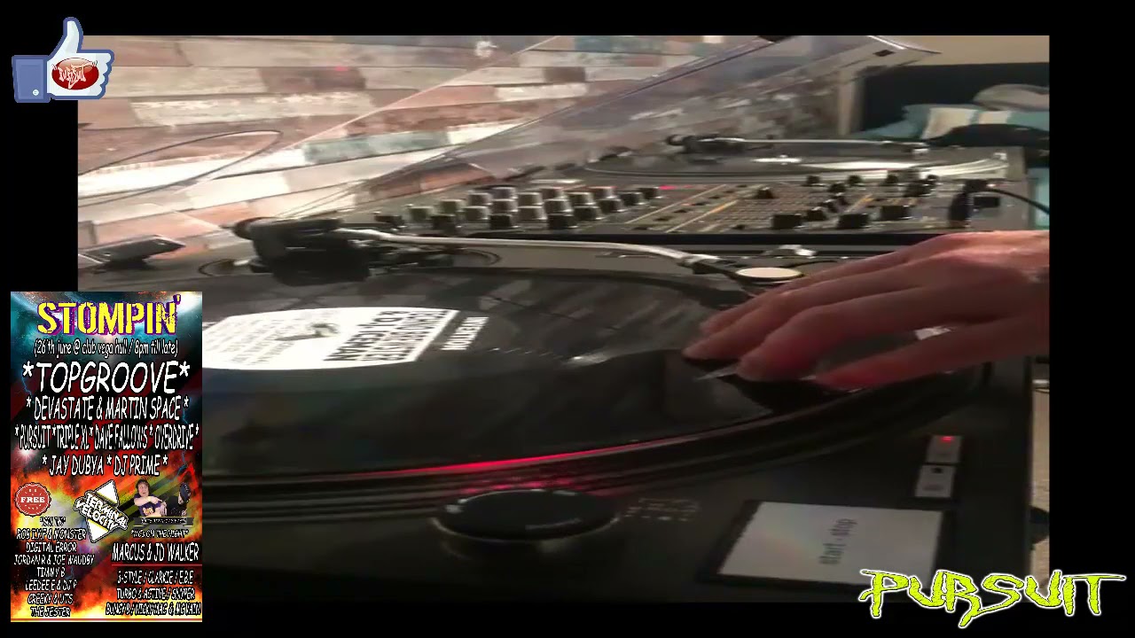 DJ PURSUIT - (92/94) DARK SIDE HARDCORE /JUNGLE LIVE STREAM (29/03/21)