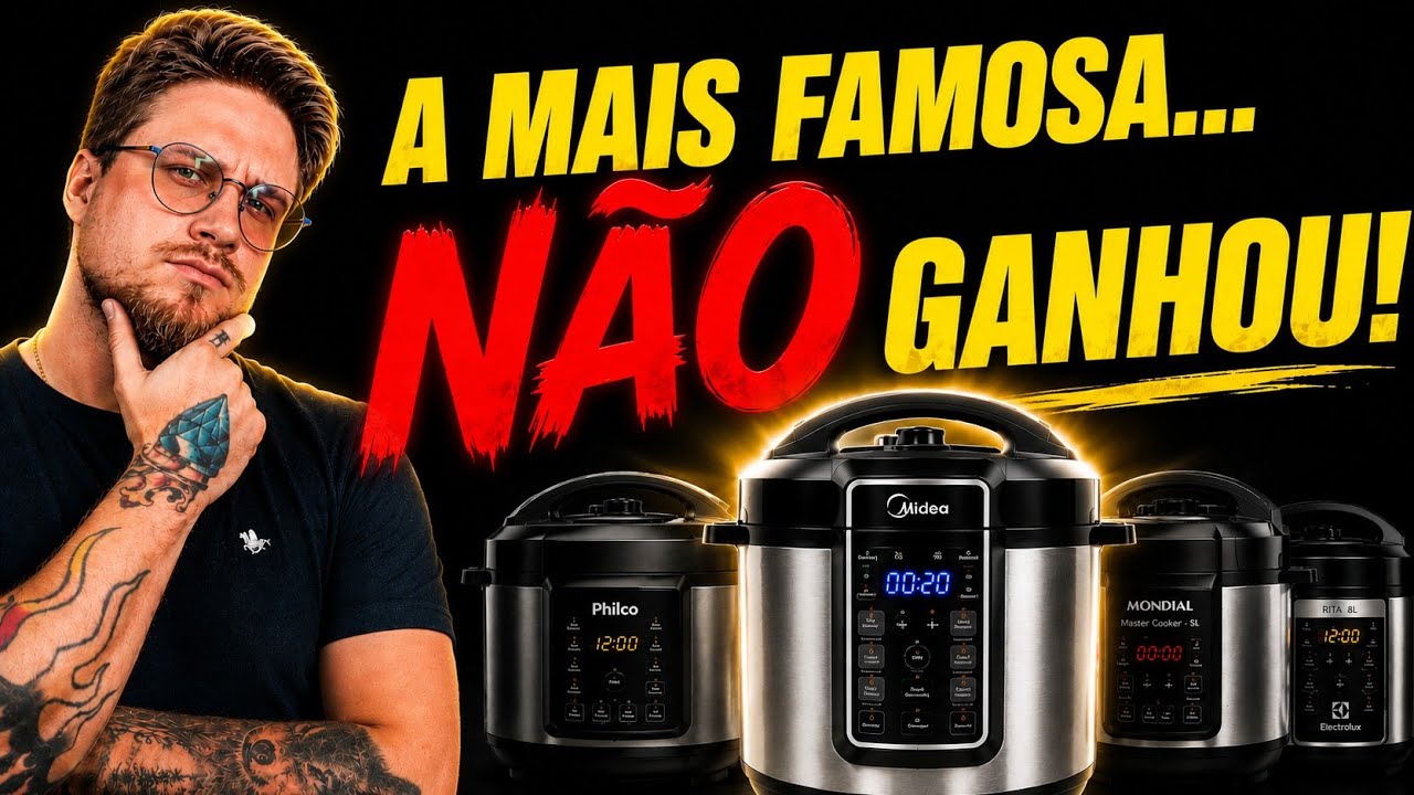 Qual é a Melhor Panela de Pressão Elétrica de 2026? (Top 7)