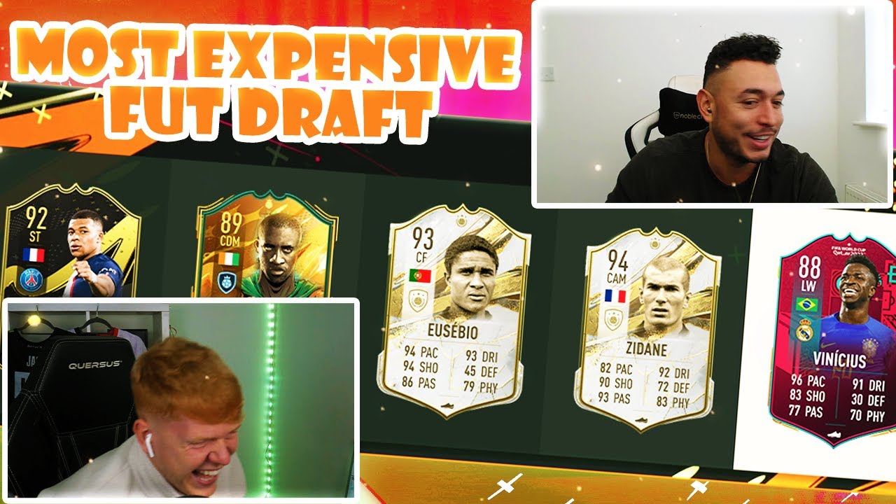 Most expensive EVERY pick.. (15M) HILARIOUS 5 Minute FUT Draft vs @Oakelfish - FIFA 23