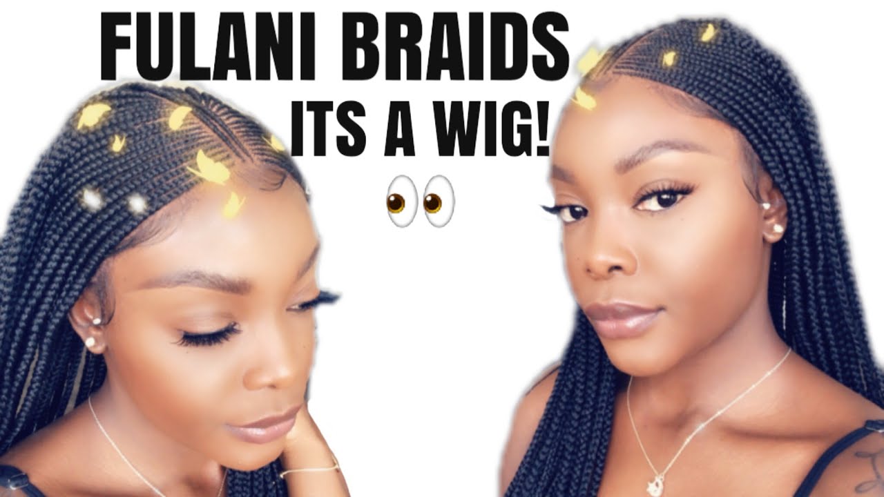 OMG BRAIDS IN 5 MINS! AFFORDABLE WIG!  SENSATIONNEL FULANI BRAID WIG| Lala Livingg