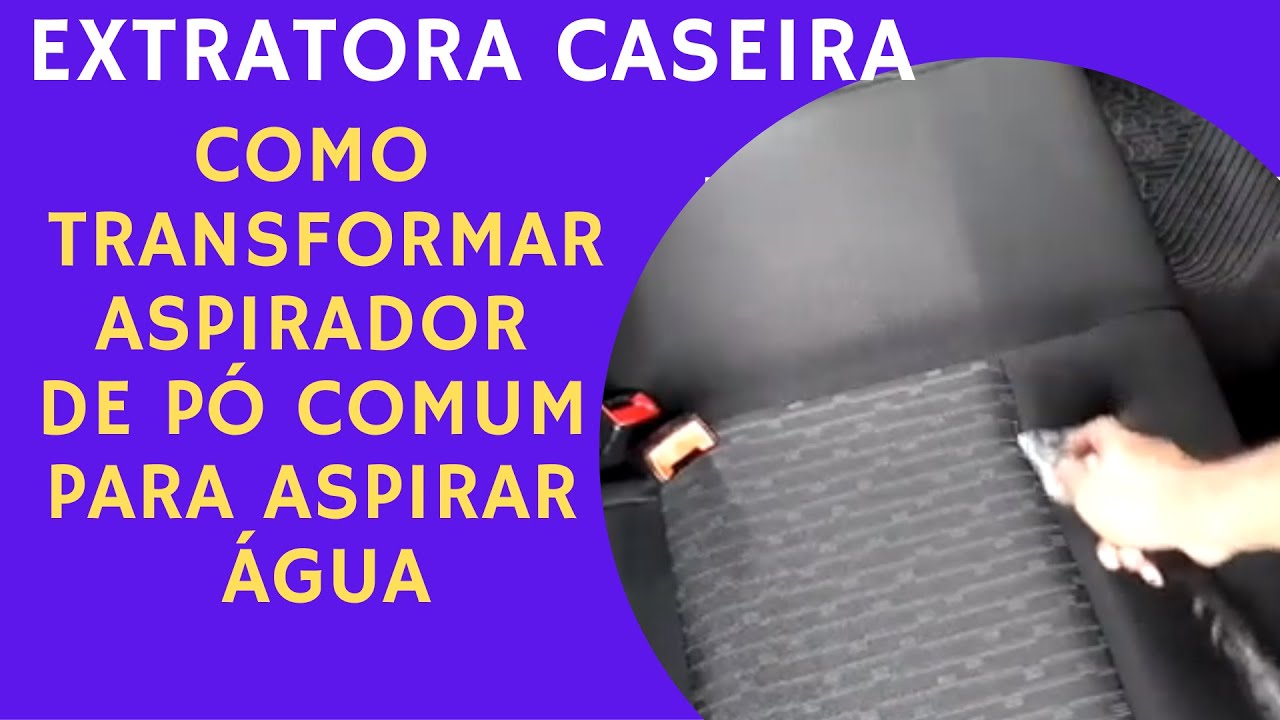 Extratora caseira como transformar aspirador de pó comum em extratora teste prático