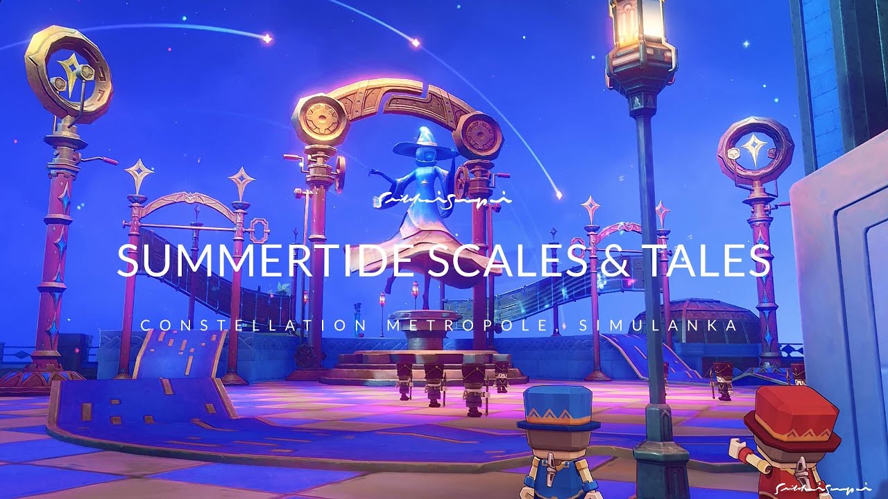 Astral Garden Simulanka | Summertide Scales and Tales Event Ambience Music (35Min) | Genshin Impact