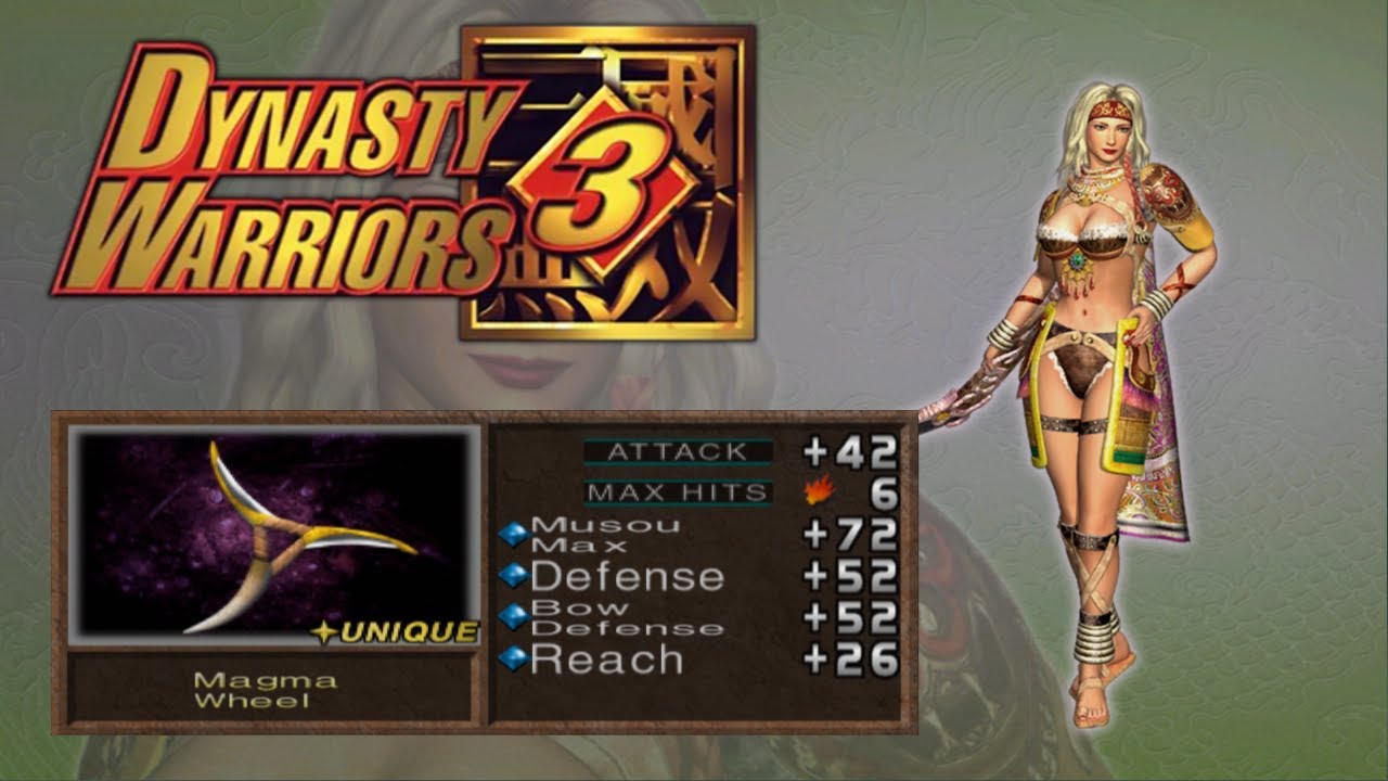 Zhu Rong - 4th Weapon | Dynasty Warriors 3 (4K, 60fps)