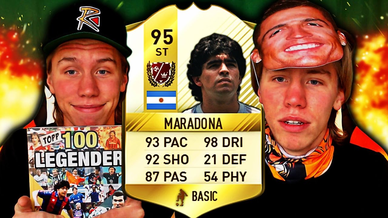DEN ULTIMATE LEGENDEPAKKEN!! MARADONA ER VERDENS BESTE?! (Kickerzkongen)