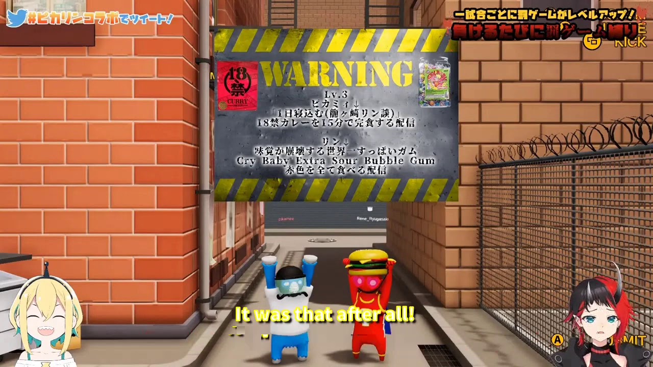 Pika impresses Rene with her English; they discuss their punishment games [ENG Sub] 【Rene/Pikamee】