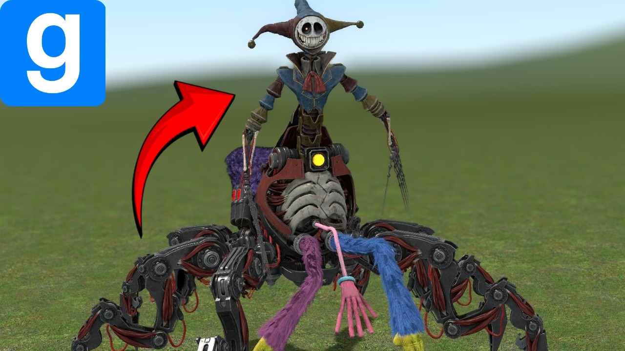GMod Prototype From Poppy Playtime Chapter 5 Chases me!