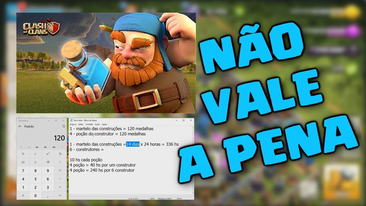 NÃO COMPRE POÇÃO DO CONSTRUTOR, VEJA O PORQUE.