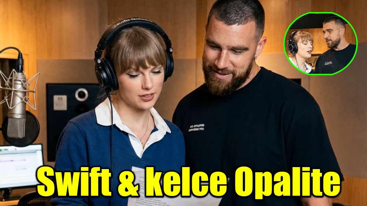 Taylor Swift Spontaneously Performs “Opalite” with Fiancé Travis Kelce in NYC Studio