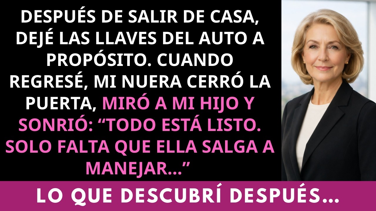 Después de irme, mi hijo y su esposa sonrieron maliciosamente, sin saber que sabía la verdad...