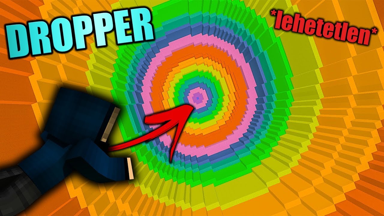 🌈LEHETETLEN RAINBOW DROPPER A Minecraftban!🌈