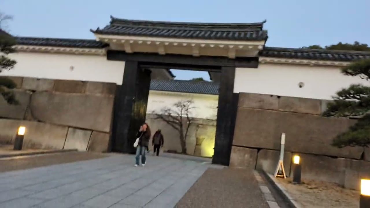 今日の大阪城は、観光客は閑散としています。やはり、中国人観光客が来ない影響なのか？