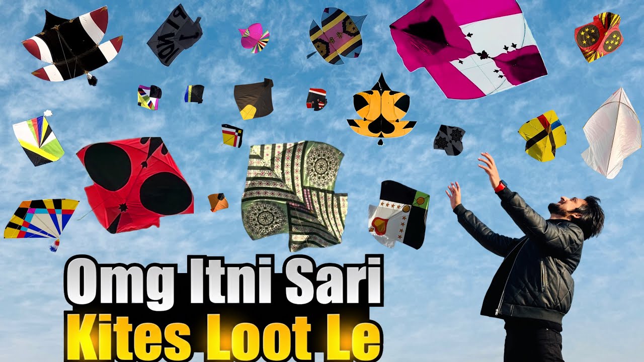 kites Ke Barish Hogai Aj😱Basant Mahol | Itny Sary Patang Pakar Lia🤩|| End Level Mahol Hogya Aj !
