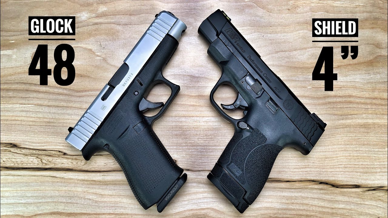Glock 48 против Smith & Wesson Shield 4 дюйма — Если бы я мог иметь только один...