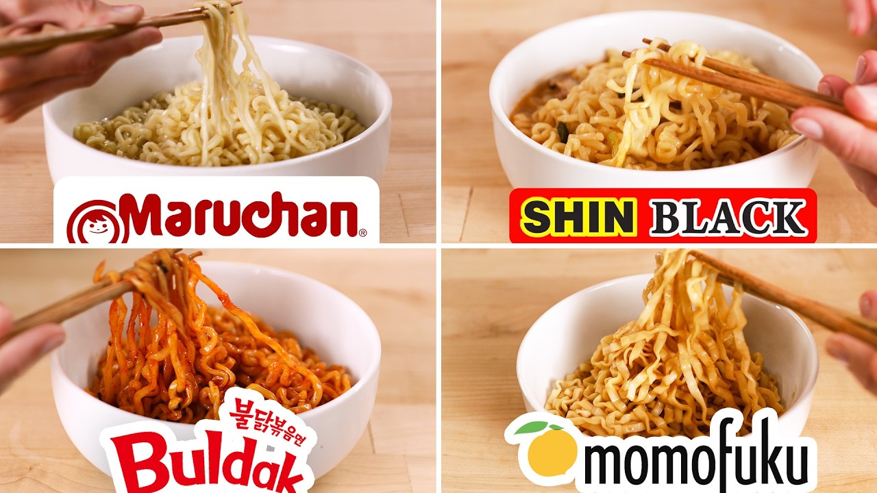 Pro Chefs Blind Taste Test Every Instant Ramen | The Taste Panel | Epicurious