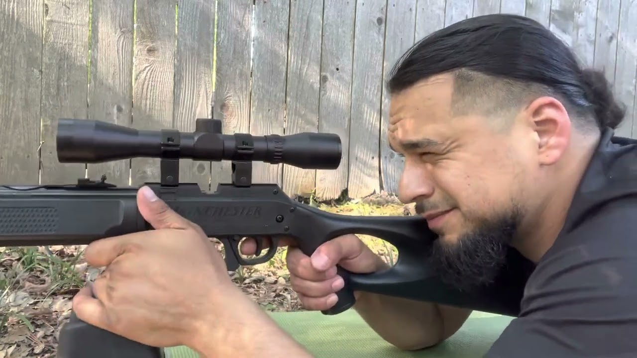 Winchester Air Rifles Model 1977 xs.  .177 cal Accuracy Test , Chronograph Test , Trigger Test