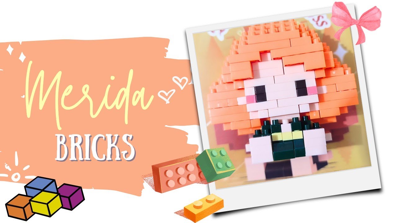 Сидящая Мерида Nano Bricks #nanobricks #disneyprincess