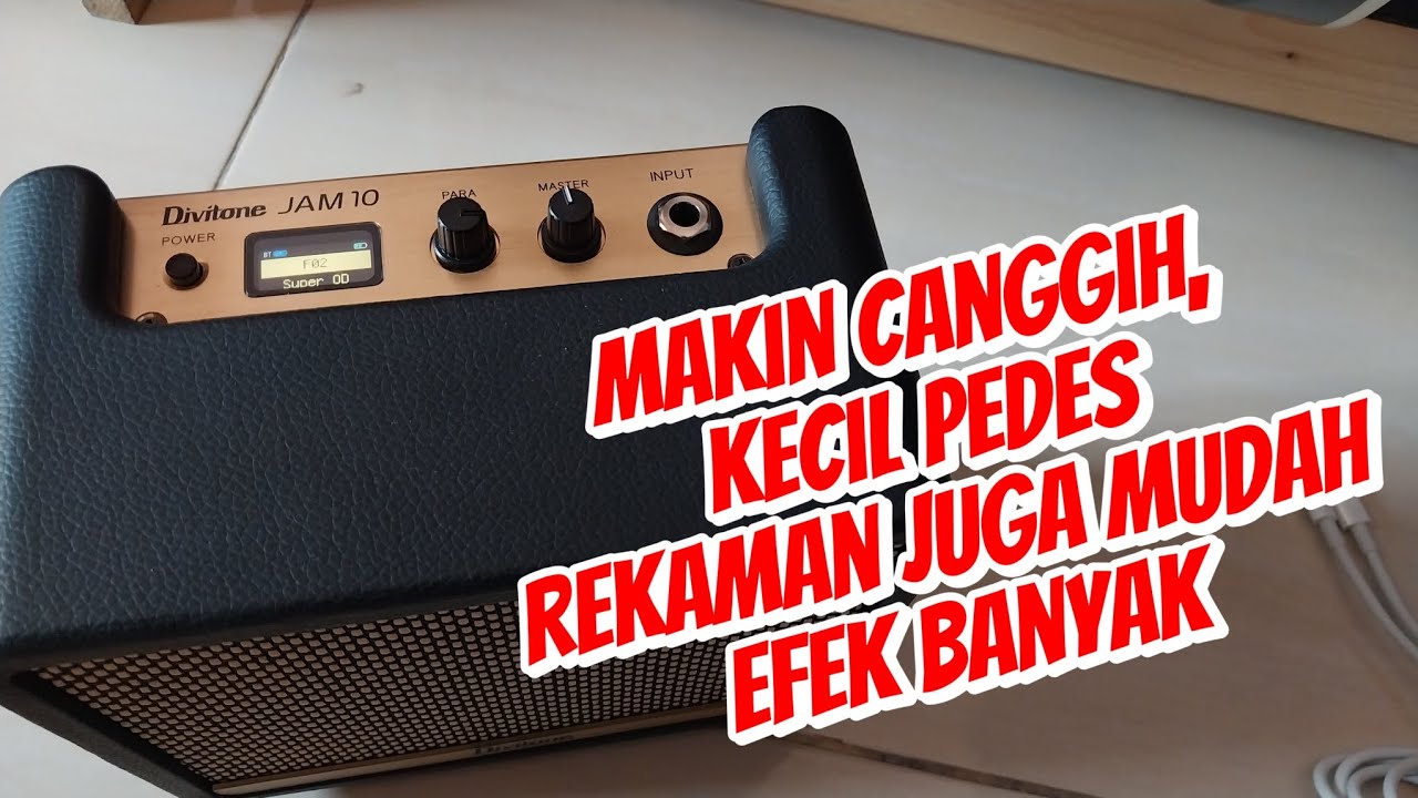 DIVITONE JAM 10 BK, DIGITAL AMP | rekam langsung colok, 2025 semua simpel