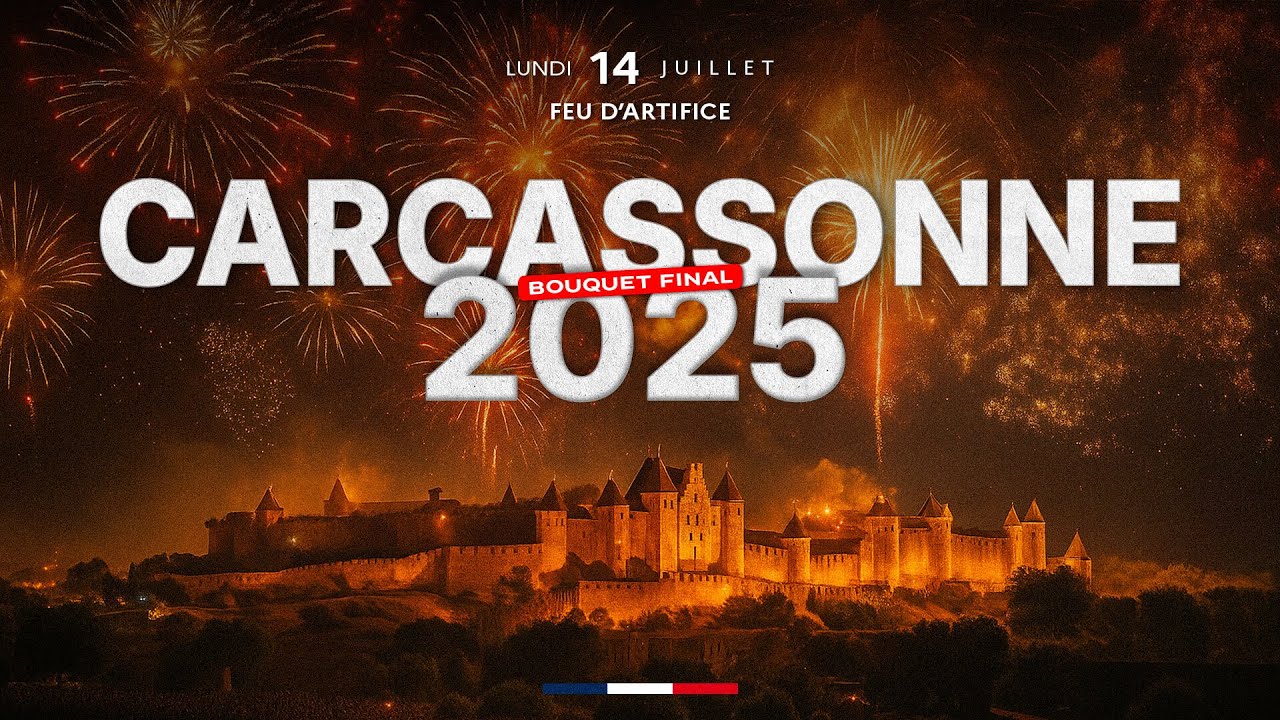 BOUQUET FINAL - Feu d’artifice Carcassonne 2025 (Ultra HD 4K)