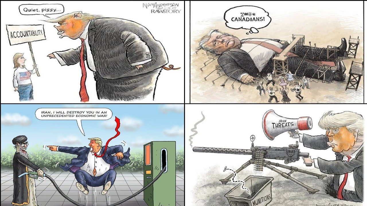 Funniest Trump Cartoons Today | American Political Satire | 29 August