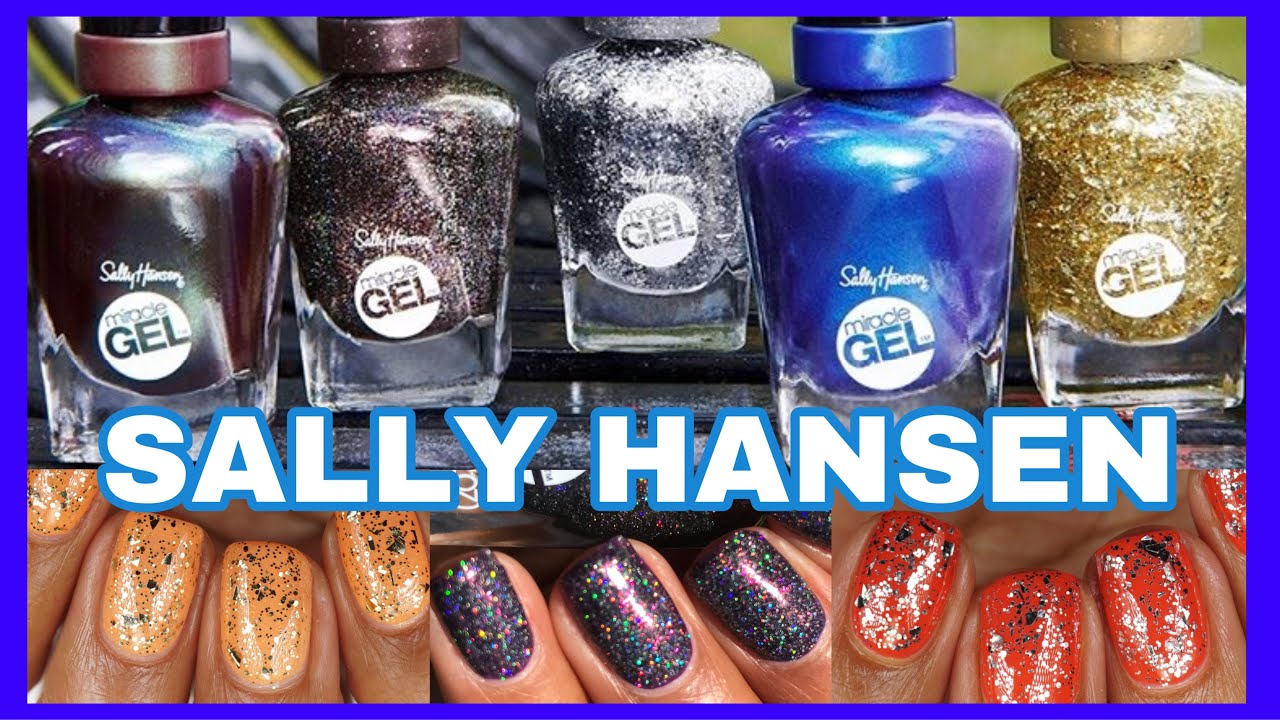 Sally Hansen polishes you can find in stores! NEW collection, my picks + swatches | Review ByClouser