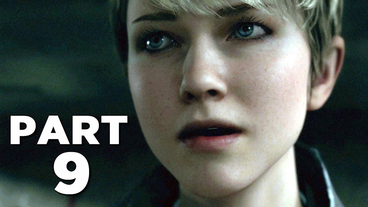 DETROIT BECOME HUMAN Walkthrough Gameplay Part 9 - ESCAPE (PS4 Pro)