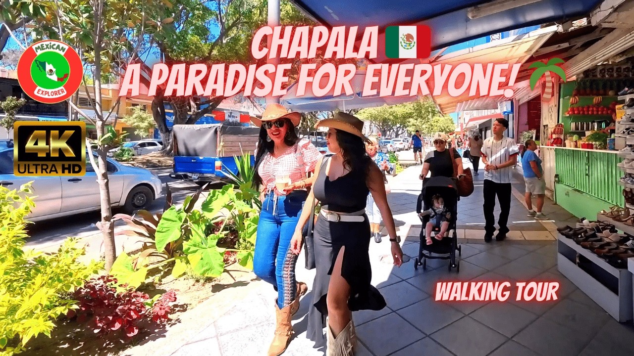 CHAPALA Jalisco 🇲🇽 🌴 Caminando por Chapala 4k Walking Tour