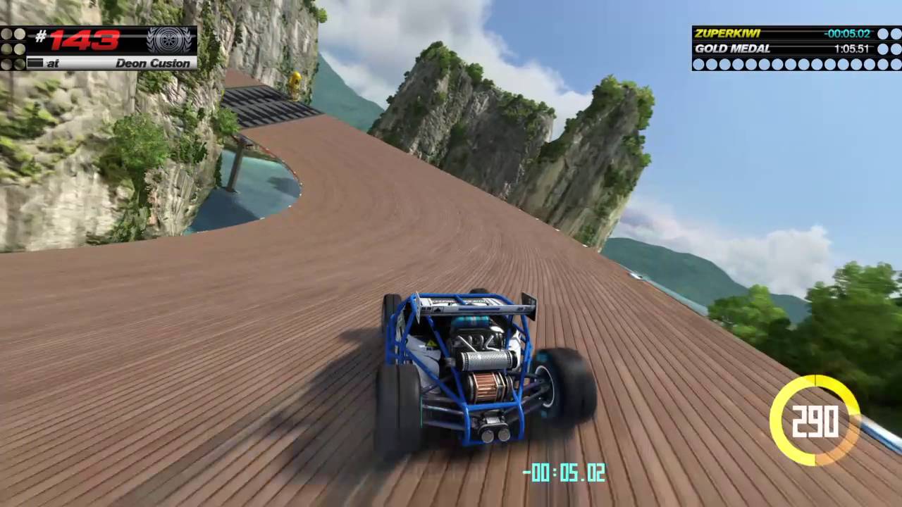 Trackmania Turbo - track #143 - trackmaster medal