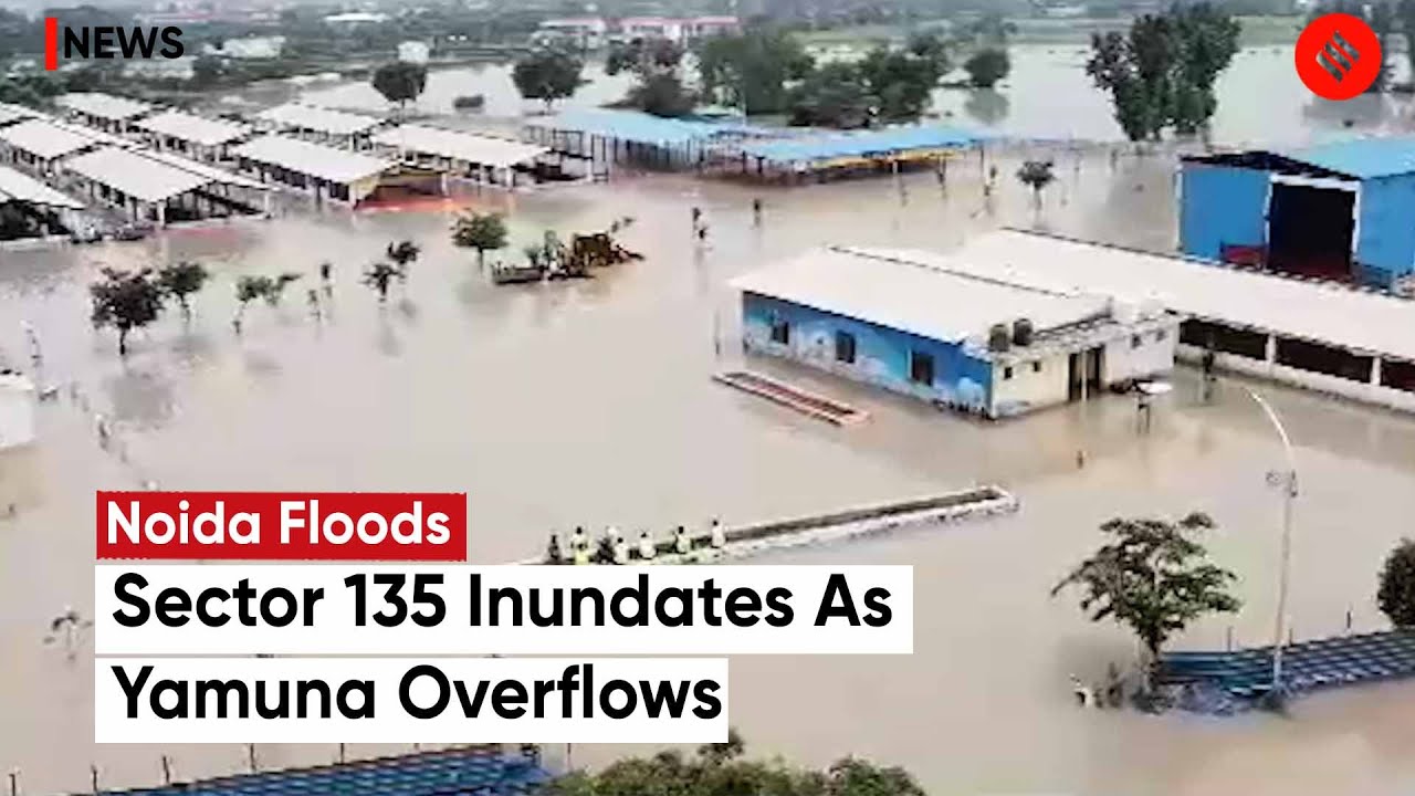 Watch: Drone Visuals Of Noida’s Sector 135 Inundates As River Yamuna Overflows