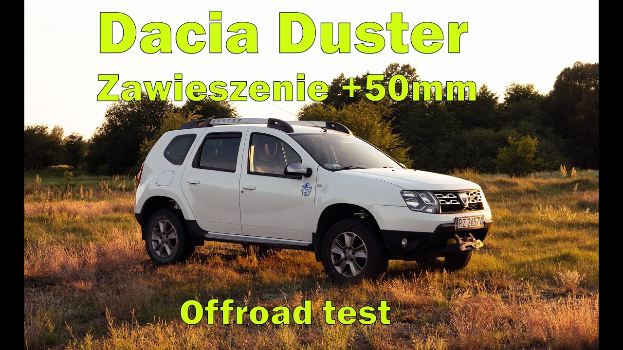 Dacia Duster test zawieszenia Desert King +50mm