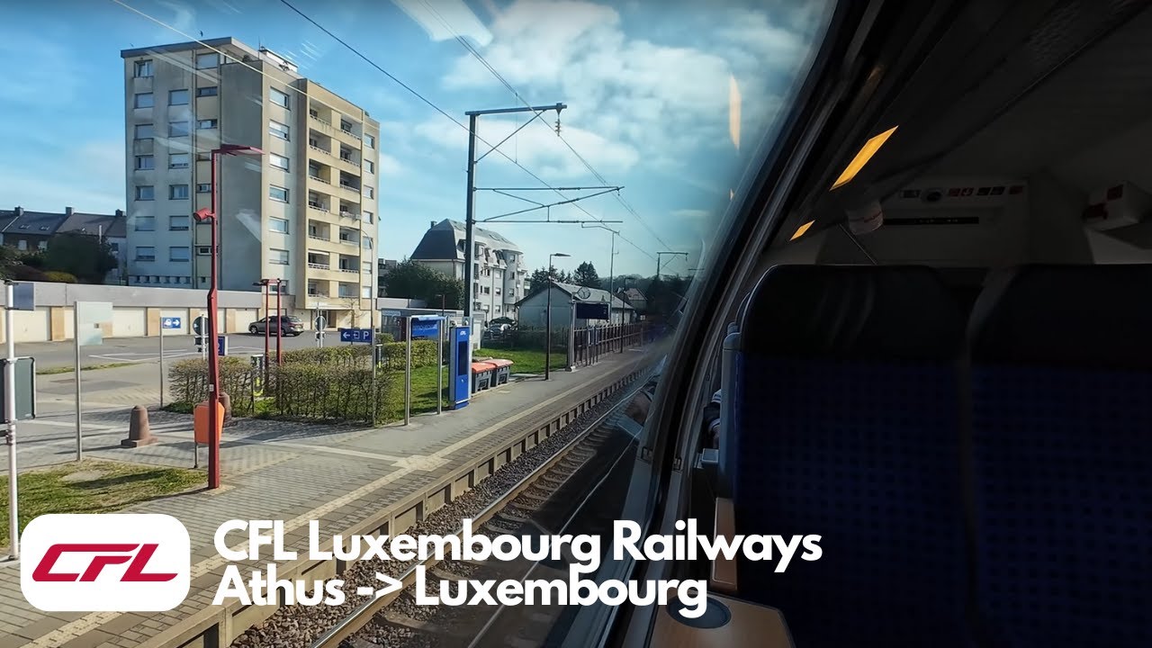 CFL Luxembourg Railways Full Journey (Athus - Luxembourg)