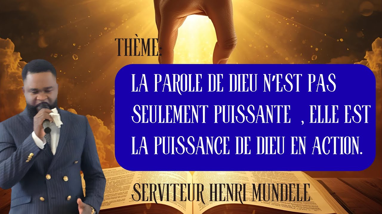 Culte  à l'Eglise EDCV-CHARTRES avec le serviteur Henri Mundele