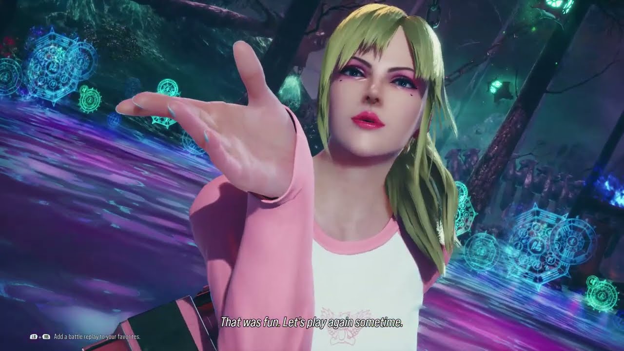 TEKKEN 8 Anna Williams as a Mean Girl heel crush heel grind on King
