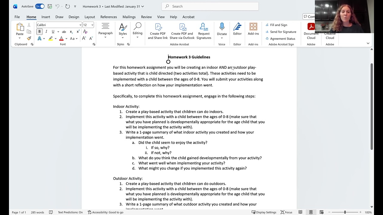 Homework 3 Video Explanation