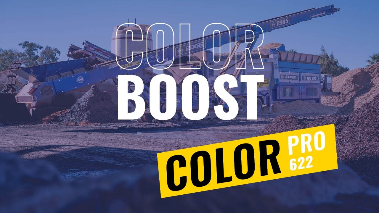 Boosting Colored Mulch Production with an EDGE ColorPRO Color Trommel
