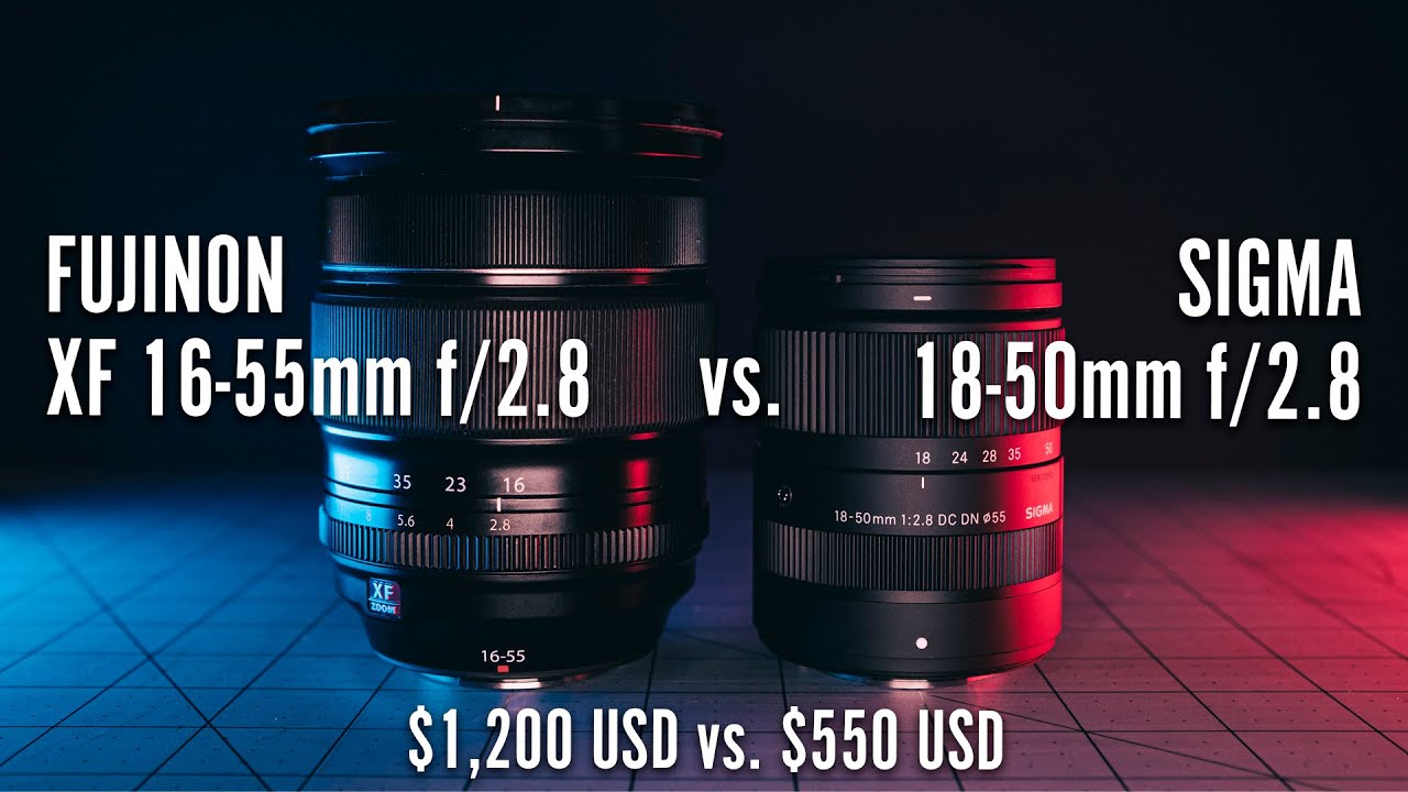 Fast Standard Zoom Lens Comparison: Fujinon XF 16-55mm f/2.8 vs Sigma 18-50mm f/2.8
