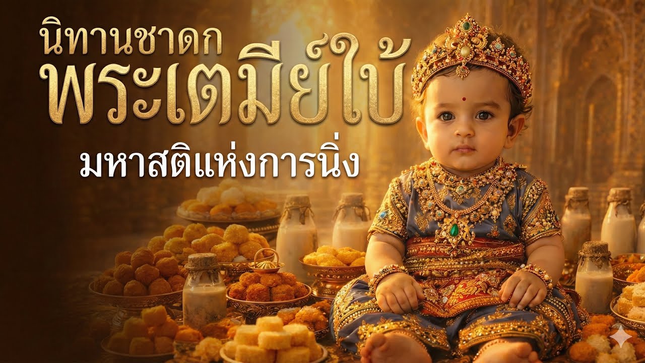 ยอมเป็นใบ้ 16 ปี! เพื่อไม่ต้องเป็นกษัตริย์ | นิทานชาดก: พระเตมีย์ใบ้ (ทศชาติชาดก)