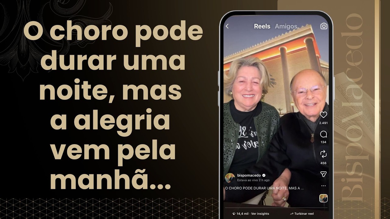 O choro pode durar uma noite, mas a alegria vem pela manhã... - Meditação Matinal 10/03/26