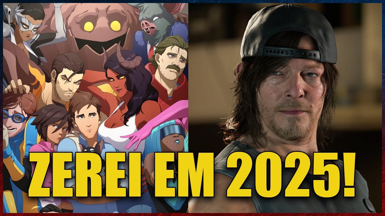 JOGOS que ZEREI EM 2025!
