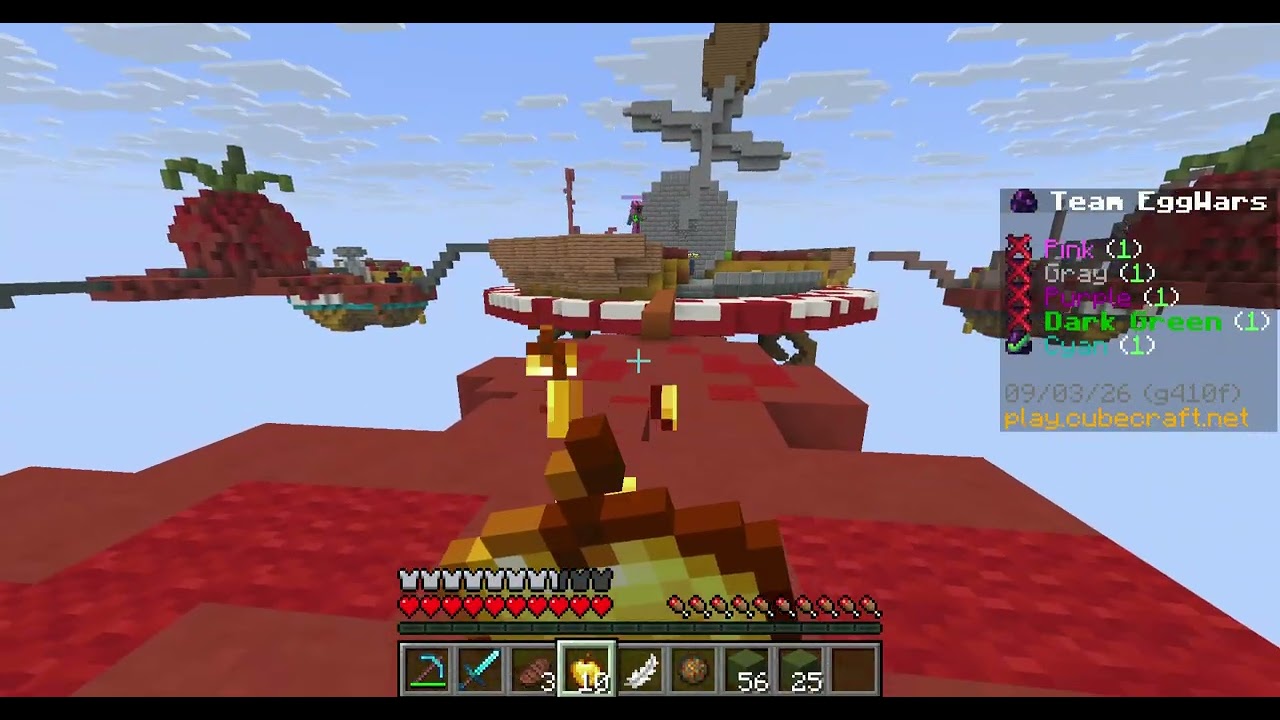 Minecraft Eggwars Cubecraft - Pizza Map