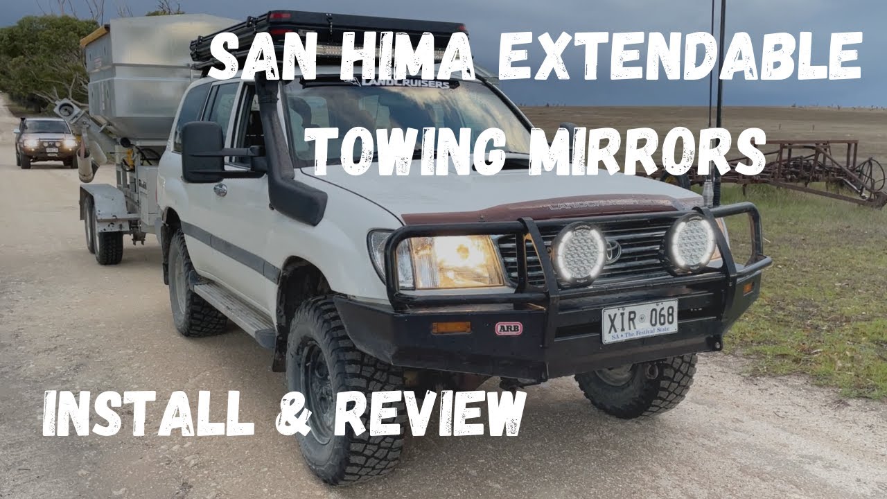 San Hima Extendable Towing Mirrors (100/105 Series Landcruiser)