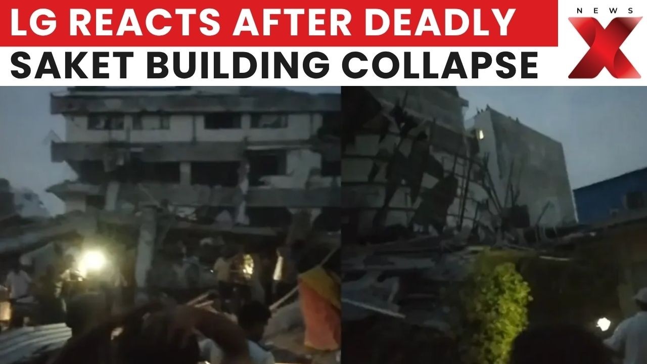 Saket Building Collapse: Delhi LG Reacts To Saket Collapse As Rescue Teams Search Through Rubble