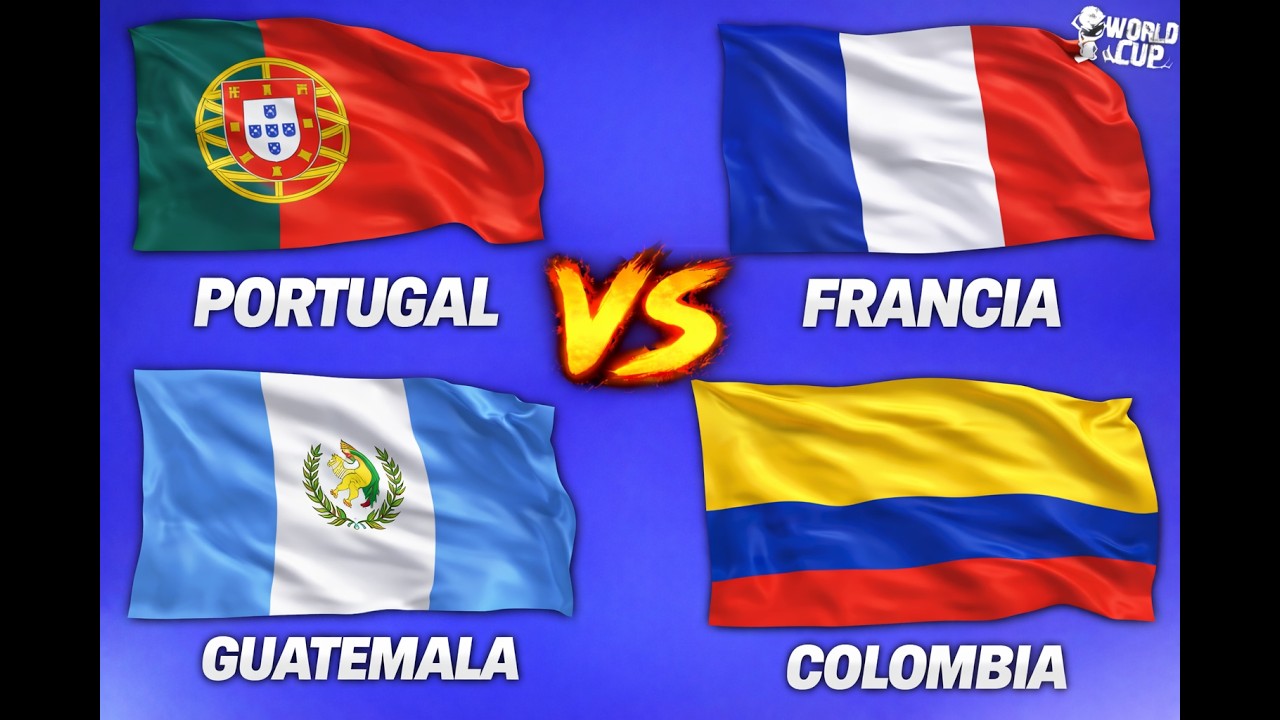 MUNDIAL DBD REU | #5 FASE DE GRUPOS | PORTUGAL vs FRANCIA + GUATEMALA vs COLOMBIA | ANALISIS TÉCNICO