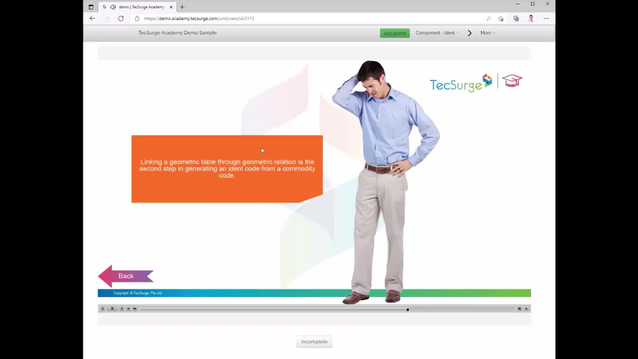 TecSurge Academy learning management system (LMS) demonstration