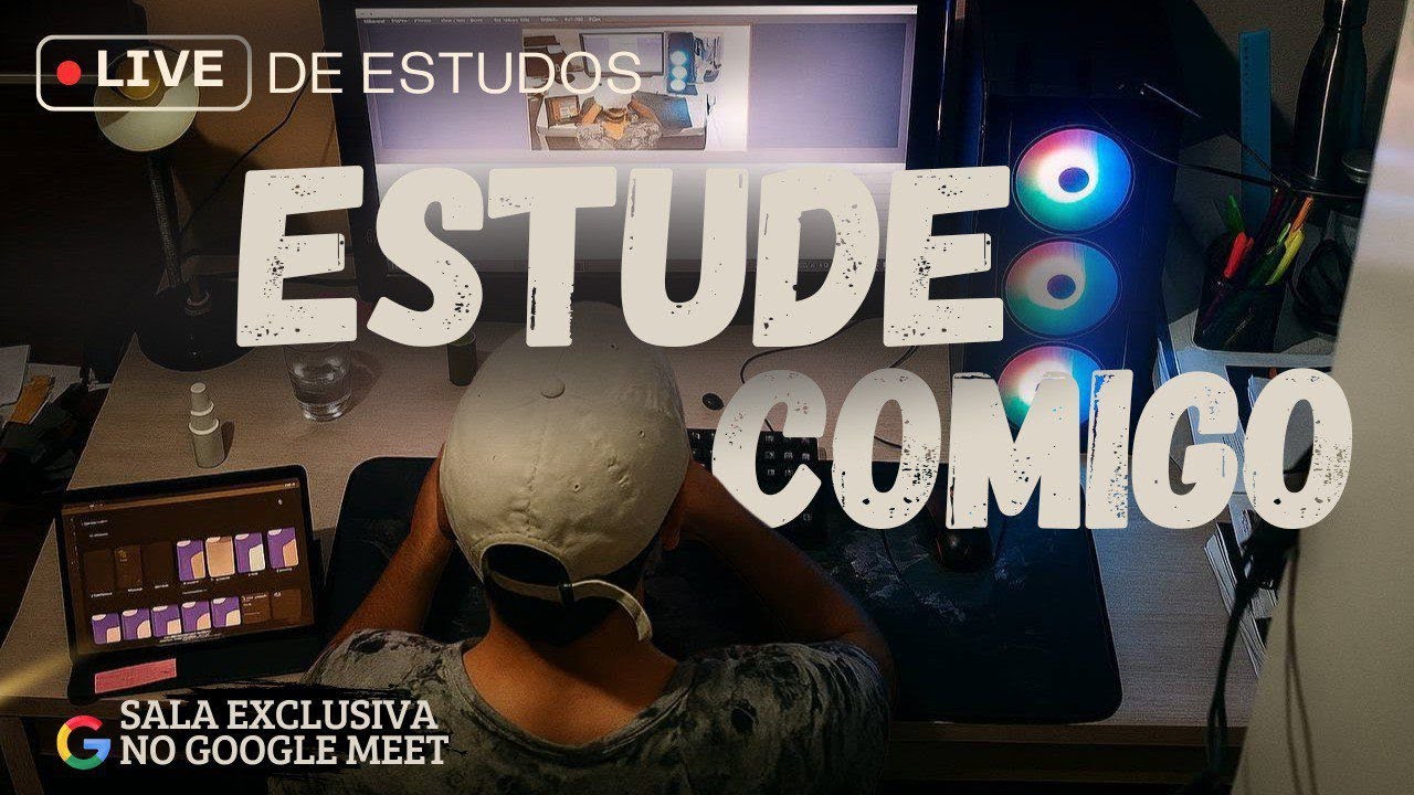 1 HORA DE FOCO! 🚨[AO VIVO]🚨Estude comigo para CONCURSO — Produtividade & Motivação 📚💡